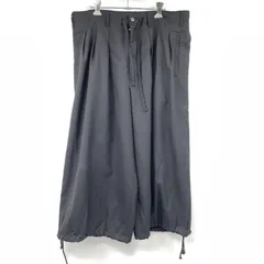 【中古】Ground y ウールギャバ　バルーンパンツ　GA-P04-100　ブラック　サイズ3 グラウンドワイ ヨウジヤマモト[17]のサムネイル