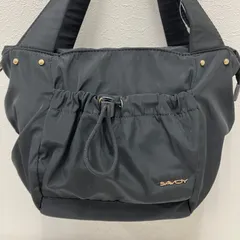 6109 SAVOY サボイ レディース トートバッグ ハンドバッグ ブラック 黒 無地 ナイロン 軽量 ポケット多数のサムネイル