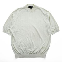 BARACUTA 90年代 ヴィンテージ 半袖 モックネック ニット セーター XL