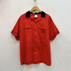 藤井風 HENN Records ボウリングシャツ Mサイズ 赤 - メルカリ