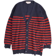 極美品 マルニ MARNI カーディガン 2024 デストロイ ニット ロングスのサムネイル