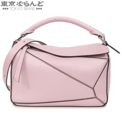 ロエベ LOEWE パズルバッグ パールピンク レザー スモール 2WAY ハンドバッグ ショルダーバッグ レディース 101883104のサムネイル