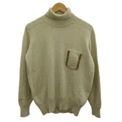 ジバンシィ GIVENCHY ニット セーター ウール 6（M相当） ベージュ タートルネック 長袖 ポケット付き /AY ■GY50のサムネイル
