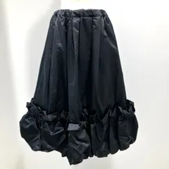 RN-S002 コムデギャルソン コムデギャルソンCOMME des GARCONS COMME des GARCONS エステルサテン バルーンスカート 黒 Sサイズ 2024年A/Wのサムネイル