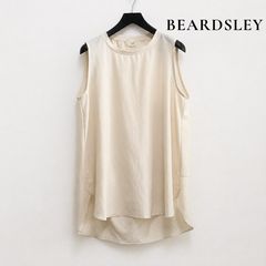 BEARDSLEY リネン混 後ろ裾刺繍ワンピース アイボリー系 - メルカリ