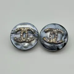 Chanel シャネル ピアス ラインストーン ココマーク メタルイヤリング97P レディース サイズ 2.2×2.2cmのサムネイル