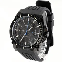 BULOVA ブローバ プレシジョニスト シャンプレーン 98B142 QZ/ラバー ブラック文字盤 メンズ時計 稼働品【QG-305】のサムネイル
