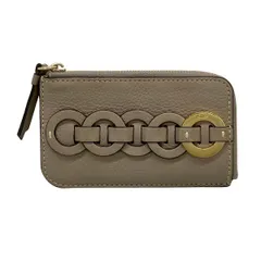 Chloe(クロエ) コインケース ダリルスモールパース グレーベージュ L字ファスナー レザーのサムネイル
