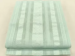 平和屋着物＊夏物　八寸名古屋帯　博多織　紗献上　月白色　CABK1285fbのサムネイル
