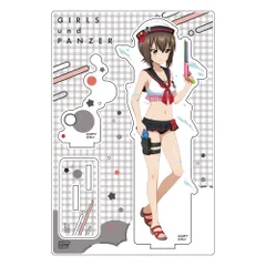 【予約販売/Pre-Order】ガールズ＆パンツァー 戦車道大作戦！ アクリルスタンド 西住まほ/水着2021 ガルパン 新品 未開封品 正規品 【カーテン魂】のサムネイル