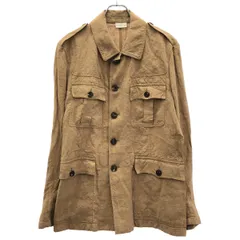 DRIES VAN NOTEN ドリスヴァンノッテン リネンサファリジャケット 1157-343-0363 ブラウン系 48のサムネイル