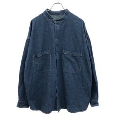 22SS Sサイズ テンダーロイン スナップボタン スタンド デニム シャツ