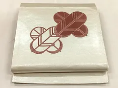 平和屋着物◎太鼓柄袋帯　総刺繍　鷹の羽　正絹　逸品　未使用　CABJ6063ykのサムネイル