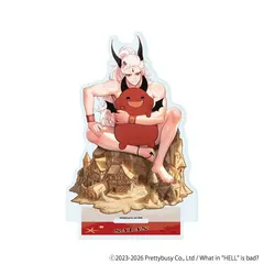 【予約】What in hell is bad？ 地獄のどこが悪い？ 01/サタン（描き下ろしイラスト） アクリルスタンド 新品 未開封品 正規品 【A3】のサムネイル