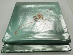 平和屋着物◎太鼓柄袋帯　鼓花文　金彩　正絹　逸品　CABJ3800qeのサムネイル