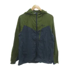 ペンフィールド Penfield タグ付き パーカー フーディー L カーキ 紺 ネイビー ジップアップ 長袖 切り切り替えデザイン ラグランスリーブ /NU ■ECF005のサムネイル