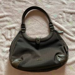 メンタームCOACH ハンドバッグ グレー ウール調 メンターム様専用COACH ハンドバッグ グレー ウール調 - メルカリ