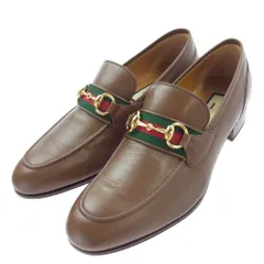 GUCCI グッチ 655579 シェリーライン ホースビット ローファー ライトブラウン系 7【極上美品】【中古】のサムネイル