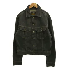 ダブルアールエル RRL 90s デニムジャケット ジージャン 上着 M 黒 ブラック 長袖 胸ポケット付き /PP ■GY50のサムネイル