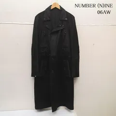 ナンバーナイン 06AW ノアール期 NOIR期 ドッキング レザー ライダース コート F06-NJ046 メンズ 3 ISItems【USED】【古着】【中古】50163513のサムネイル