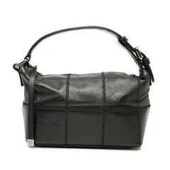シャネル チョコバー ハンドバッグ ワンショルダーバッグ ロゴ ブラック キャビアスキン レディース CHANEL【1-0276944】のサムネイル