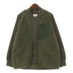 ユニクロ UNIQLO × ホワイトマウンテニアリング フリース オーバーサイズ ジャケット カーキ S 260713Eのサムネイル