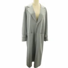 メゾンスペシャル MAISON SPECIAL 近年 チェスターコート バックプリーツ ロング 青 ブルー F フリーサイズ 21191165204 0503のサムネイル