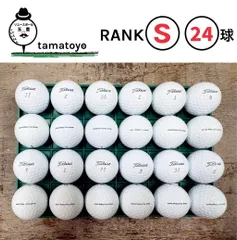 タイトリスト　PRO V1x　2023年モデル　ホワイト　白　24球　Sランク  洗浄済　ロストボール　ゴルフボールのサムネイル