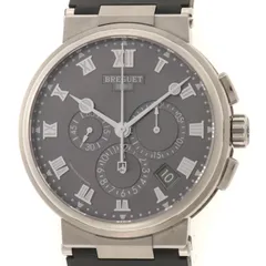 Breguet ブレゲ マリーン クロノグラフ 5527TI/G2/5WV 腕時計 チタン/ラバー スレート文字盤 自動巻き 2022年正規品 メンズ【中古】472のサムネイル