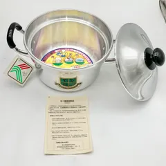 【新品・未開封品】 ナカオ アルミ鋳物文化鍋22cm 4.1L 亀印 018023 トオヤマ 両手鍋のサムネイル
