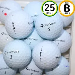 上級者向け テーラーメイド TP5 25球 Bランク スピン性能・グリーンで止めやすい ロストボール 送料無料 ホワイトのサムネイル