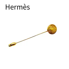 HERMES エルメス セリエ ピンブローチ ゴールド ヴィンテージのサムネイル