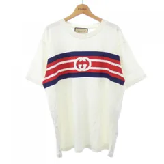 グッチ GUCCI インターロッキングGストライプ プリント 616036 XJDAG Tシャツのサムネイル