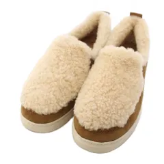 アグ オーストラリア UGG australia ミカスリッポン MIKA SLIP-ON ムートン USA8 茶 キャメル S/N1102567 /TKのサムネイル