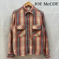 ジョーマッコイ 8 HOUR UNION マチ付き フラップポケット コットン チェック ワーク シャツ メンズ - ISItems【USED】【古着】【中古】50163558のサムネイル