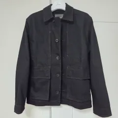 XXS 新品 ルメール 26SS オーバーサイズ デニム ジャケット ブラックのサムネイル