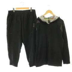 アディダス adidas パーカー パンツ セットアップ ジップアップ クロップド ジョガー XO チャコール /CX ■OSのサムネイル
