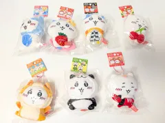 新品未開封 ちいかわ ご当地 ぬいぐるみキーチェーン 7点セット　三重 真珠/福岡 あまおう/熊本 熊本城/山形 さくらんぼ/秋田 秋田犬/和歌山 パンダ/福島 赤べこのサムネイル