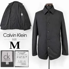 Calvin Klein/CKカルバンクライン★比翼仕立て/ステンカラーコート【メンズM/黒/black】アウター/Coat/Jacket◆BJ183-bのサムネイル
