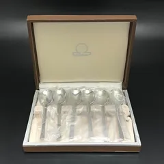 ◼︎未使用保管品◼︎【Noritake】カトラリー スプーン6本セット ステンレス18-8のサムネイル