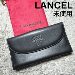 【未使用】LANCEL ランセル 長財布 札入れ カードケース ブラック 保存袋付のサムネイル
