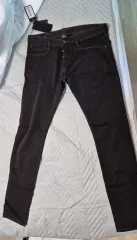 Emporio armani denim fleece ブラウン W34 スキニーフィットのサムネイル