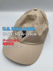 U.S. POLO ASSN. ユーエスポロアッスン キャップ 57cm～59cm ベージュ コットン ワーク メンズ レディースのサムネイル