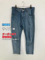 neos ネオス デニムパンツ M ブルー フルレングス 無地 スタンダード レギュラー テーパード ヴィンテージ レディースのサムネイル