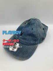 PLAYBOY プレイボーイ キャップ ブルー コットン ワーク メンズ レディースのサムネイル