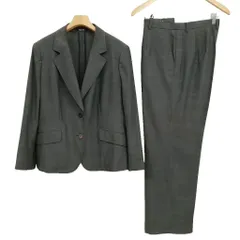 アクアスキュータム AQUASCUTUM フォーマル パンツ スーツ セットアップ 春夏 美品 15 大きいサイズ チャコールのサムネイル