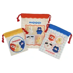 mojojojo 3P巾着 きんちゃくポーチ3枚セットのサムネイル