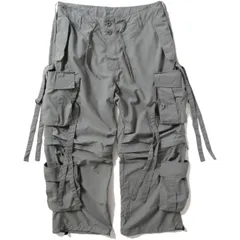 新品未使用 HOUSTON ヒューストン NYLON UK TECHNO PANTS カーゴパンツ テクノパンツ ズボン パンツ 10047 ナイロン グレー Mサイズ 管理番号：1848M-2173のサムネイル