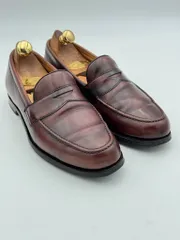 チーニー CHEANEY コインローファー UK7F 25.5cm ミュージアムカーフ HUDSONのサムネイル