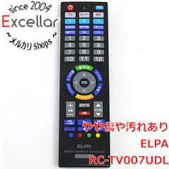 [bn:8] ELPA　マルチリモコンプラス 学習機能付　RC-TV007UDLのサムネイル